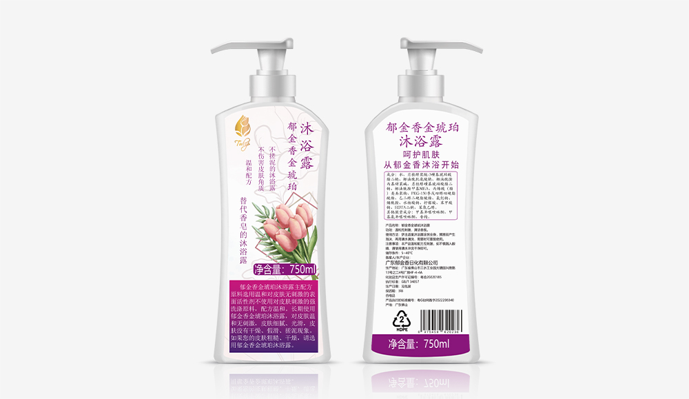 山丹郁金香金琥珀沐浴露750ml